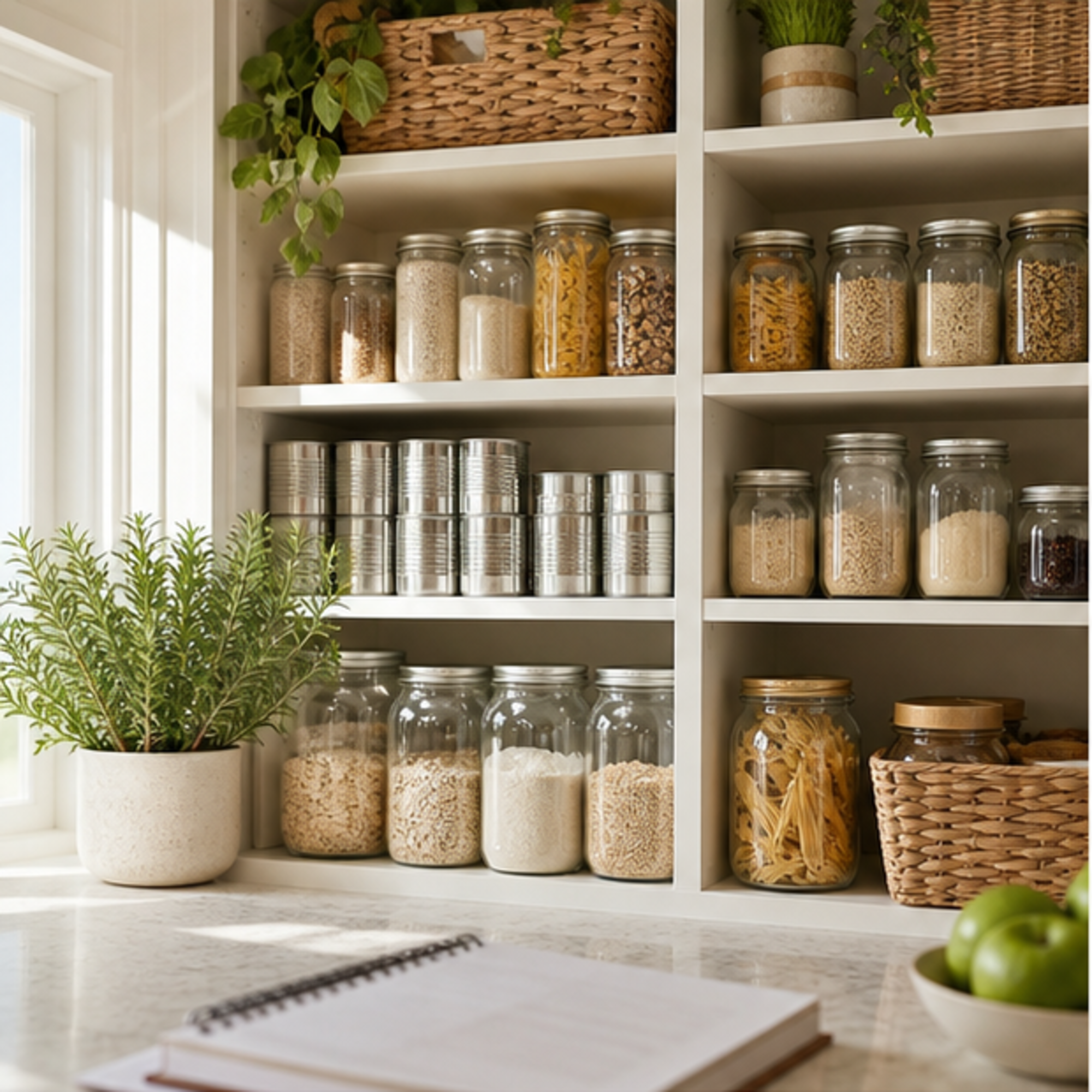 Stock photo of fresh groceries and produce