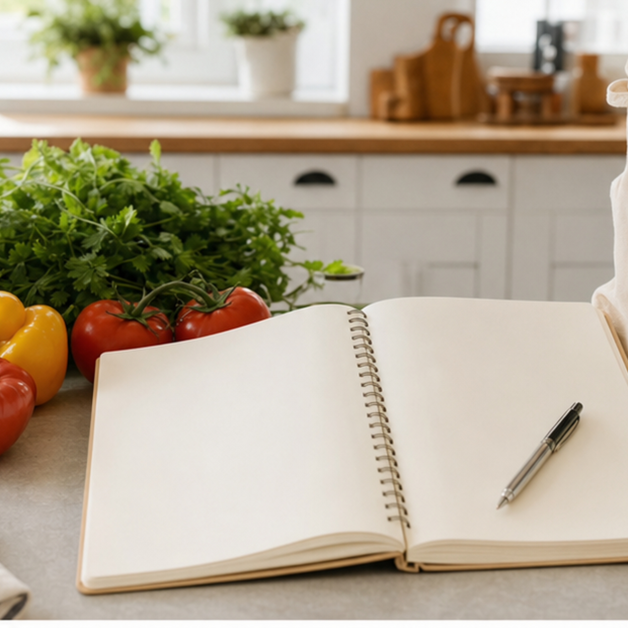 Stock photo of fresh groceries and produce